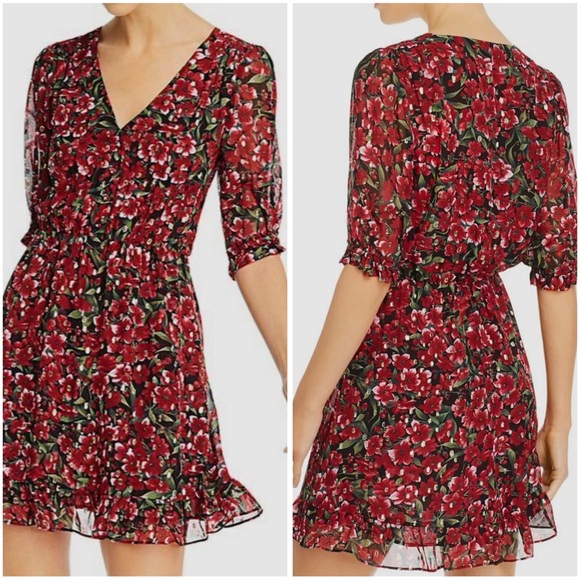 The Kooples floral printed mini dress - Picture 3 of 8